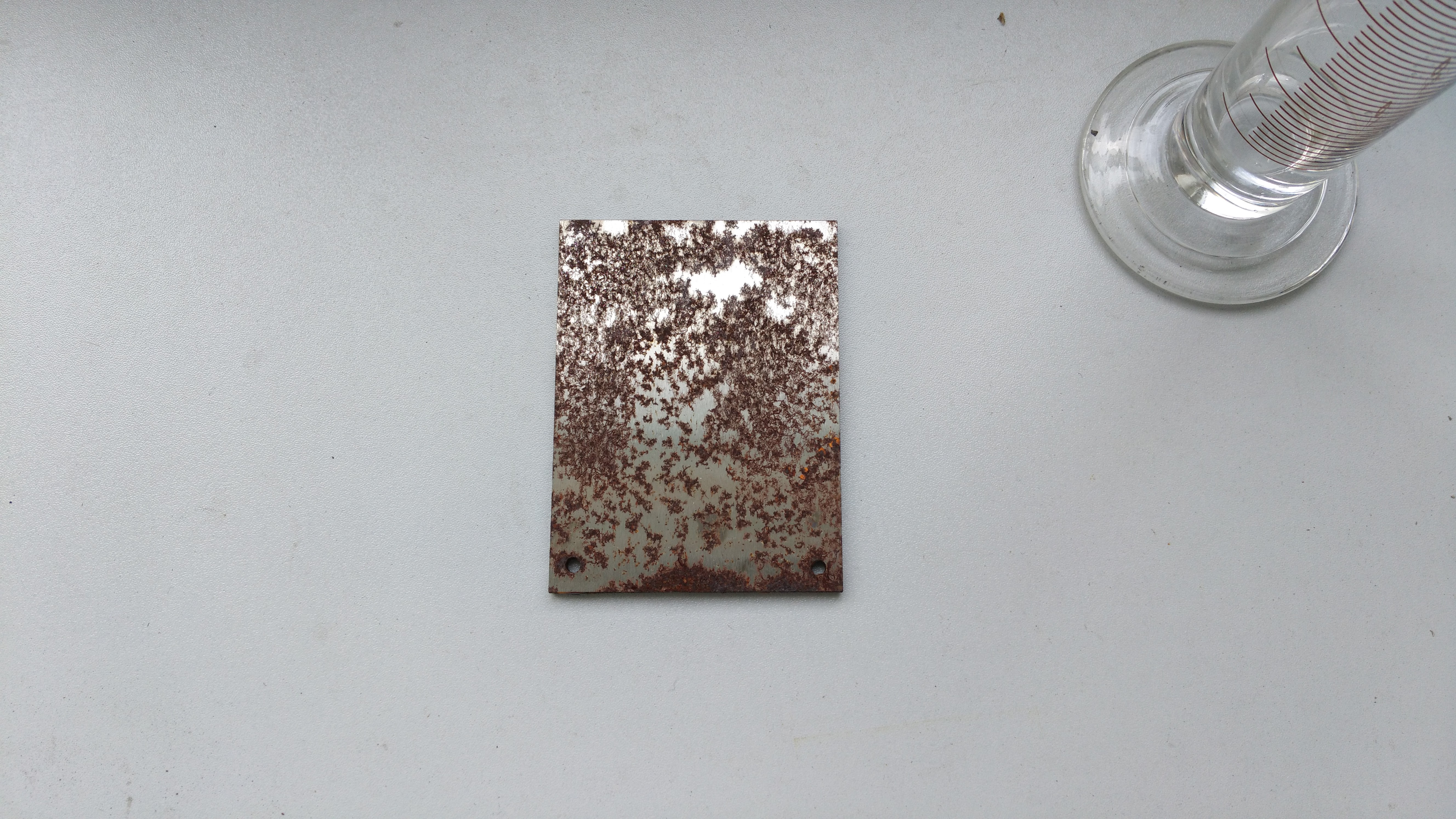 鋼片除銹前 鋼片除銹前